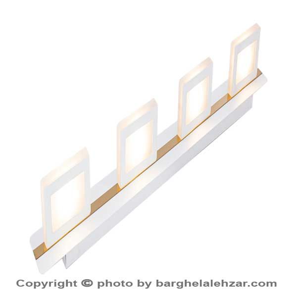 چراغ بالا آینه A34/4 سفید طلایی اسکار