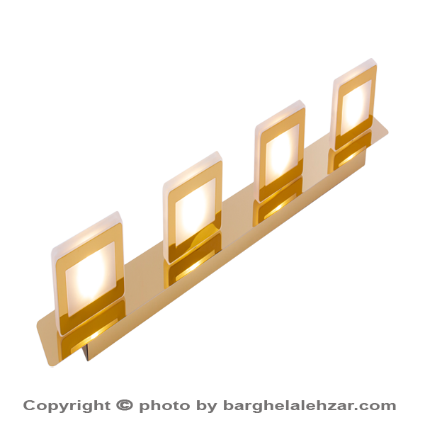 چراغ بالا آینه A34/4 طلایی براق اسکار