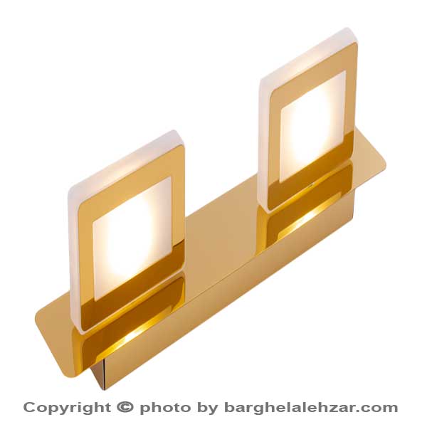 چراغ بالا آینه A34/2 طلایی براق اسکار