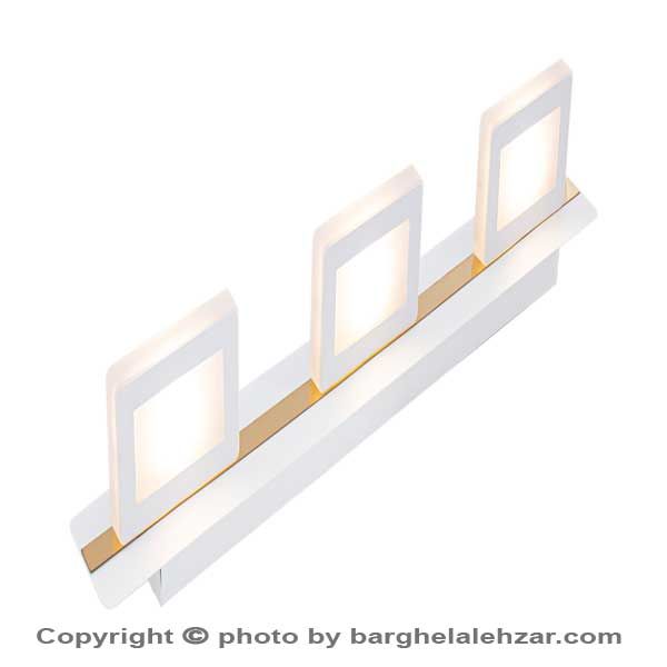 چراغ بالا آینه A34/3 سفید طلایی اسکار